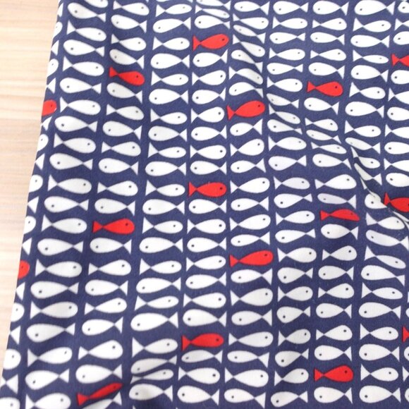 Blue One Piece Swimsuit Toddler Girls 18 Months Halter Fish Bathing Suit Beach - Picture 3 of 10